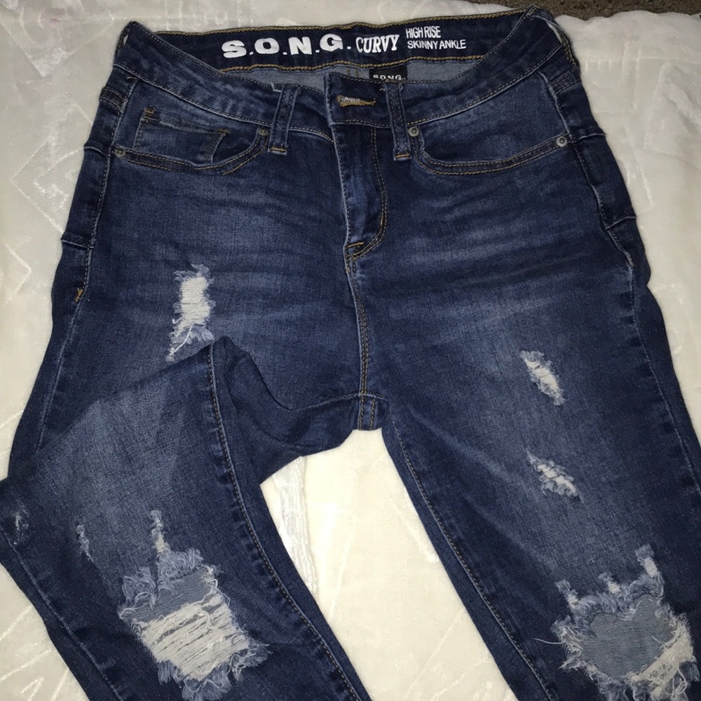 High Rise Skinny ankle